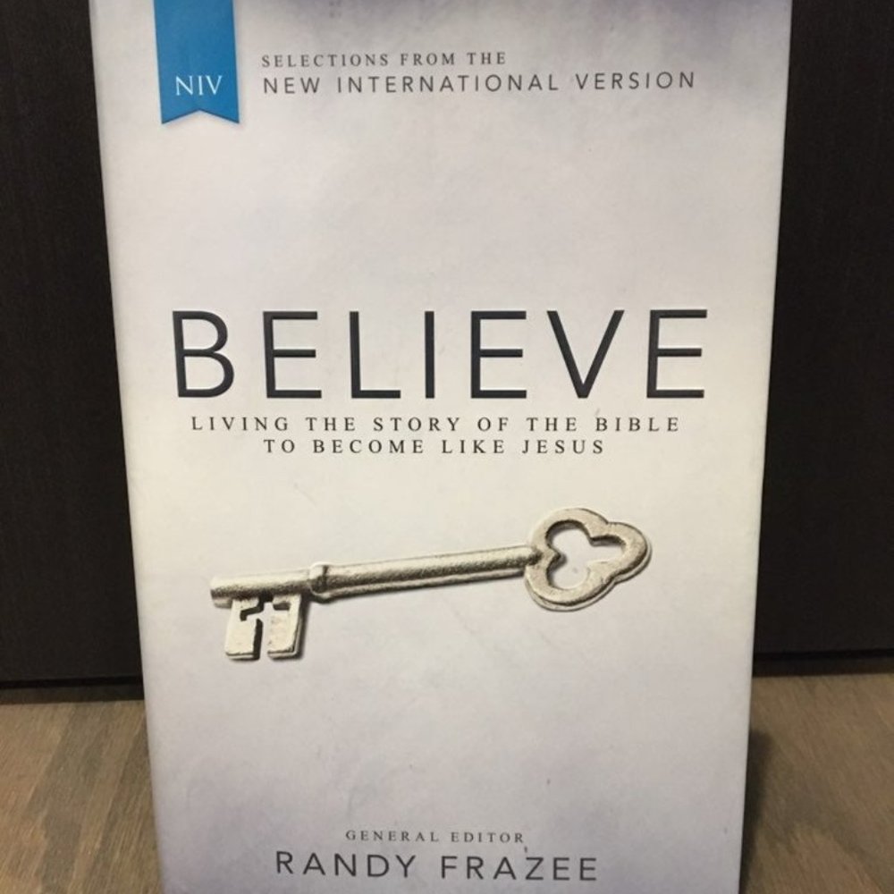 Believe Randy Frazee Hardcover Book NIV Zondervan Christian Bible Study
